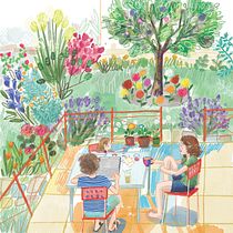 My project in Illustration Techniques to Unlock your Creativity course. Projekt z dziedziny R, sunek botaniczn, Ilustracje dla dzieci, Ilustracja c, frowa, Trad, c i jna ilustracja użytkownika Irina Makedonska - 06.09.2020