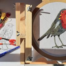Mi Proyecto del curso: Pintar con hilo: técnicas de ilustración textil. Embroider project by barbaradumrauf - 09.06.2020