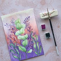 Mi Proyecto del curso: Técnicas de acuarela en negativo para ilustración botánica Ein Projekt aus dem Bereich Aquarellmalerei von Carla - 06.09.2020