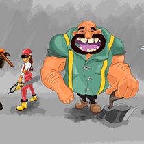 Mi Proyecto del curso: Fábrica de personajes ilustrados. Digital Illustration project by Franz Chávez - 09.07.2020