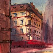 My project in Architectural Sketching with Watercolor and Ink course. Pintura em aquarela projeto de Steven Weathers - 07.09.2020