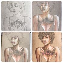 Mi Proyecto del curso: Ilustración con pastel y lápices de colores. Un progetto di Belle arti, Disegno e Disegno di ritratti di Evelin Granados - 07.09.2020