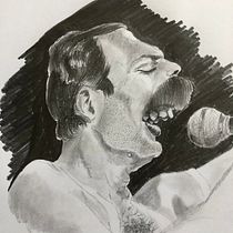 Mercury. Desenho a lápis projeto de Franz Chávez - 08.09.2020