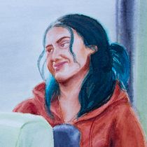 Mi Proyecto del curso: Ilustración con acuarela: recrea tus escenas más icónicas. Un progetto di Pittura ad acquerello di Daniela Sanhueza Caba - 31.12.2020