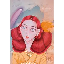 Mi Proyecto del curso: Retratos digitales de fantasía con Photoshop. Portrait Drawing, Mobile Marketing, and Digital Painting project by Yami - 01.21.2020