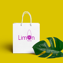 Isologotipo para Tienda Limón, una tienda online de mochilas, carteras y accesorios femeninos. . Design, Logo Design, and Digital Design project by Celena Servin - 09.08.2020
