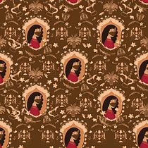 My project in Illustrated Pattern Design course. Traditional illustration, and Pattern Design project by Reem Almazrouei - 09.08.2020