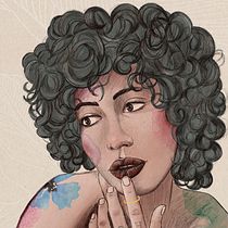 Mi Proyecto del curso: Retrato ilustrado con Procreate.  project by Mercedes - 09.08.2020