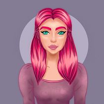 Mi Proyecto del curso: Retrato de personajes femeninos con Procreate. Digital Illustration project by Karina Soria - 09.08.2020
