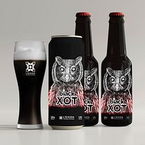 L'EIXIDA Cervesa Artesana - Black Xot. Br, ing, Identit, Graphic Design, Packaging, Design, Advertising, and Traditional illustration project by Elisabet Vidal - 09.09.2020