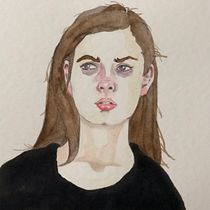 Mi Proyecto del curso: Retrato en acuarela a partir de una fotografía. Watercolor Painting project by Eivet Guerrero Sevilla - 09.09.2020