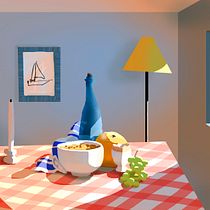 Picnic Time - Mi Proyecto del curso: Principios de iluminación para pintura digital. Fine Arts, Concept Art, Digital Illustration, and Digital Painting project by Laura Gelats - 09.09.2020