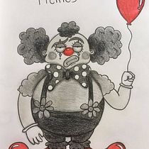 Projeto Final : Palhaço Pickles !. Un projet de Créativité, Dessin au cra, on et Illustration traditionnelle de Maria Eduarda Jurischka - 05.12.2020