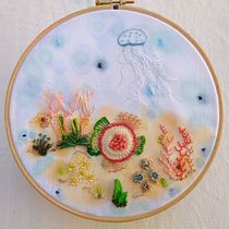 My project in Advanced Embroidery Techniques: Stitches and Compositions with Volume course. Bordado, e Design têxtil projeto de Marie ROUSSEL - 08.09.2020