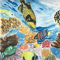 Mi Proyecto del curso: Técnicas experimentales de acuarela para principiantes . Watercolor Painting project by luneca59 - 09.10.2020