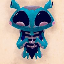The Final Bug in Digital Illustration with Procreate course. Character Design, Digital Illustration, Digital Painting, and Traditional illustration project by Maline VC - 09.10.2020
