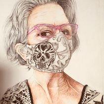 My project in Realistic Portrait with Coloured Pencils course. Drawing project by Marcy Miranda Janes - 09.11.2020