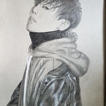 Retrato realista con lápiz de grafito. Drawing, Pencil Drawing, and Artistic Drawing project by Samantha Pal - 09.15.2020