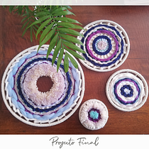 Mi Proyecto del curso: Tejido en telar circular. Artesanato, DIY, e Tecido projeto de Paulina Zapata - 10.09.2020