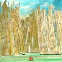 "La invitación".Mi Proyecto del curso: Ilustración y construcción de un teatro de papel. Traditional illustration project by Maria Eleonora Sanchez - 09.12.2020