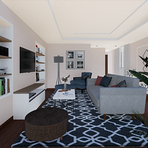 Proyecto Final Sala de Estar - Iniciación al diseño de interiores. Decoration, Interior Design & Interior Decoration project by Diana Chicoma - 09.12.2020