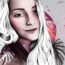 My project in Illustrated Portraits with Procreate course. Ilustração digital projeto de danielpalaciosc24 - 12.09.2020