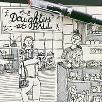 Cafes of Canberra Ein Projekt aus dem Bereich Traditionelle Illustration von Slobodanka Graham - 12.09.2020