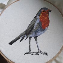 My project in Painting with Thread: Textile Illustration Techniques course. Embroider project by Patrícia Lima Zahn - 09.12.2020