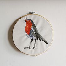 Mi Proyecto del curso: Pintar con hilo: técnicas de ilustración textil. Embroider project by Judith Hernández - 09.12.2020