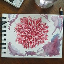 My project in Botanical Illustration with Watercolors course. Pintura em aquarela projeto de Cândido Gomes - 13.09.2020