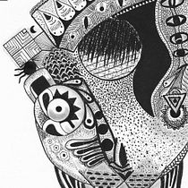 Soul Totem. Ilustração tradicional, Artes plásticas, Desenho a lápis, e Desenho projeto de pablomotl - 13.09.2020