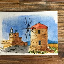 My project in Architectural Sketching with Watercolor and Ink course. Animação 2D projeto de Marcel Bavelaar - 28.09.2020