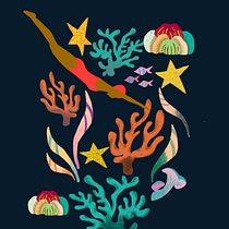 My project in Flat Illustration with Photoshop course. Digital Illustration, Traditional illustration, and Pattern Design project by Kitty Wong - 09.13.2020