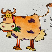 Mein Kursprojekt: Illustrierte Charakterfabrik. Traditional illustration, Character Design, Digital Illustration, Children's Illustration, and Narrative project by Birgit K - 04.04.2021