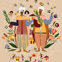 Cosme e Damião. Traditional illustration project by badeiarb - 09.14.2020