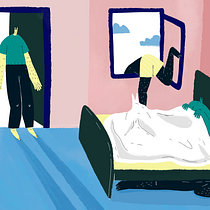 Cheating time. Digital Illustration project by Kristián Štupák - 09.23.2020