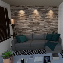 Mi Proyecto del curso: Diseño de interiores " Casa Los Ángeles". Un projet de Design d'intérieur de nathalygonzalez1126 - 16.09.2020