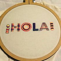Mi Proyecto del curso: Letras bordadas: el hilo como herramienta gráfica. Embroider project by Daniela De Giorgio - 09.10.2020