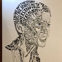 Greta Thunberg-words from speech to UN. T, and pograph project by Jamie Graham - 09.15.2020