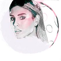 Mi Proyecto del curso: Retrato ilustrado con Photoshop. Projekt z dziedziny R, sunek c, frow, Ilustracja c i frowa użytkownika paulacalsu - 15.09.2020