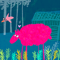 Sheep love. A GIF Creation on Procreate course. Animation project by anna_892500 - 09.20.2020
