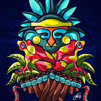 Mi Proyecto del curso: Ilustración vectorial: más volumen y rock and roll. Projekt z dziedziny Cop, writing, Kreat, wność, R, sunek c, frow,  Projektowanie plakatów, Projektowanie graficzne, Ilustracja c, frowa, Grafika wektorowa, Instagram i Portale społecznościowe użytkownika Juliana Guerrero - 16.09.2020