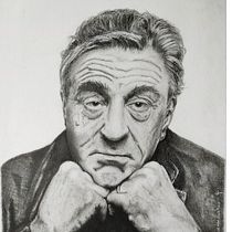 My project in Realistic Portrait with Graphite Pencil course - De Niro. Portrait Drawing project by Vincenzo Giuliano - 09.16.2020