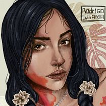 Meu projeto do curso: Retrato Ilustrado com Procreate. Ilustração tradicional, Ilustração vetorial, Ilustração digital, e Desenho de retrato projeto de Rodrigo Gama - 24.06.2022