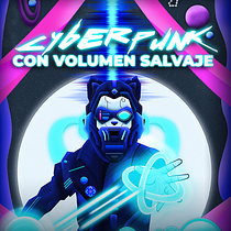  Cyberpunk con volumen salvaje. Ilustração digital projeto de braguz - 22.09.2020
