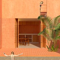 Casa en la playa. Un projet de Architecture, Architecture numérique, Architecture d'intérieur , et Modélisation 3D de Jose KP - 17.09.2020