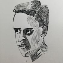 Mi Proyecto del curso: Introducción al retrato con tinta china y plumilla. Ilustração tradicional projeto de William Ardón - 17.09.2020