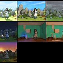 Meu projeto do curso: Princípios de iluminação para pintura digital. Traditional illustration, Digital Painting, Lighting Design, and Digital Design project by Pedro Almeida - 09.16.2020