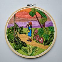 Mi Proyecto del curso: Introducción al bordado botánico. Un projet de Broderie de dianabravo68 - 18.09.2020