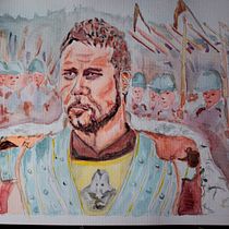 Gladiador. Un progetto di Pittura ad acquerello di Zaida Olvera - 18.09.2020